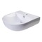 Alfi Brand ALFI brand AB110 20" White D-Bowl Porcelain Wall Mount Bath Sink AB110 - alternate 5